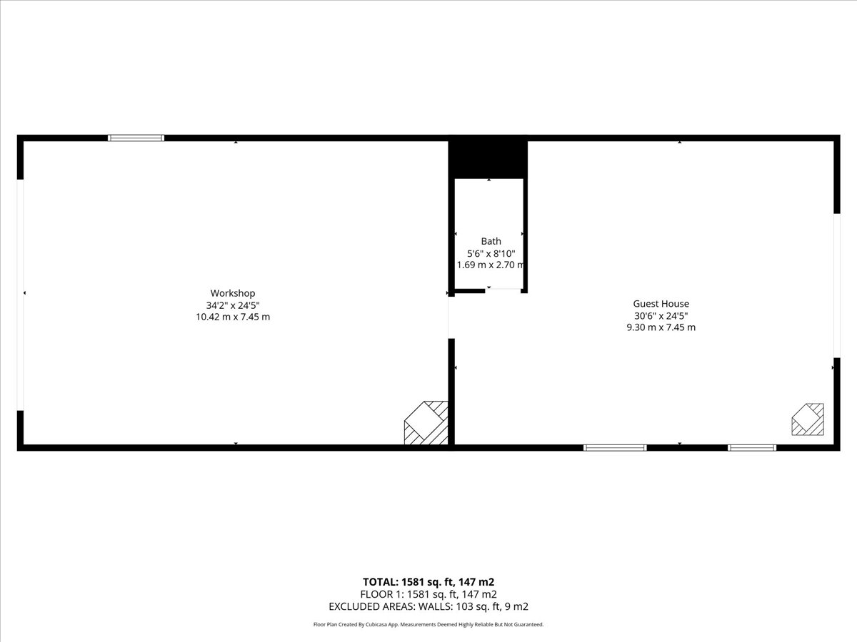 Guest House — floor plan